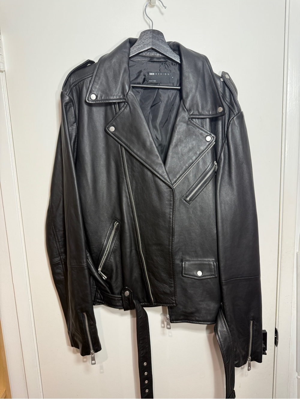 Men’s Asos Moto Leather Jacket